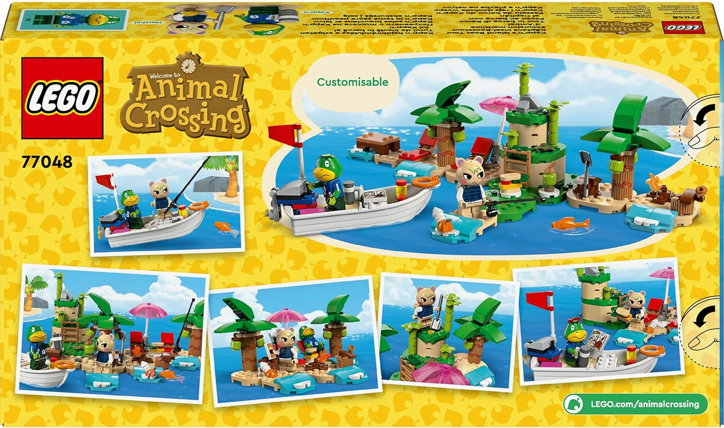 LEGO Animal Crossing Käptens Island Boottocht, creatief speelgoed voor kinderen met 2 minifiguren uit de videogameserie waaronder Huschke, cadeau voor meisjes en jongens vanaf 6 jaar 77048 Bouwsets Besuche den LEGO-Store