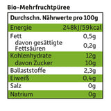 FRECHE FREUNDE Bio Quetschie Appel, Birne & Maracuja, Fruchtmus mit Obst im Quetschbeutel voor baby's vanaf 6 maanden, veganistisch, 6er-pakket (6 x 100 g)