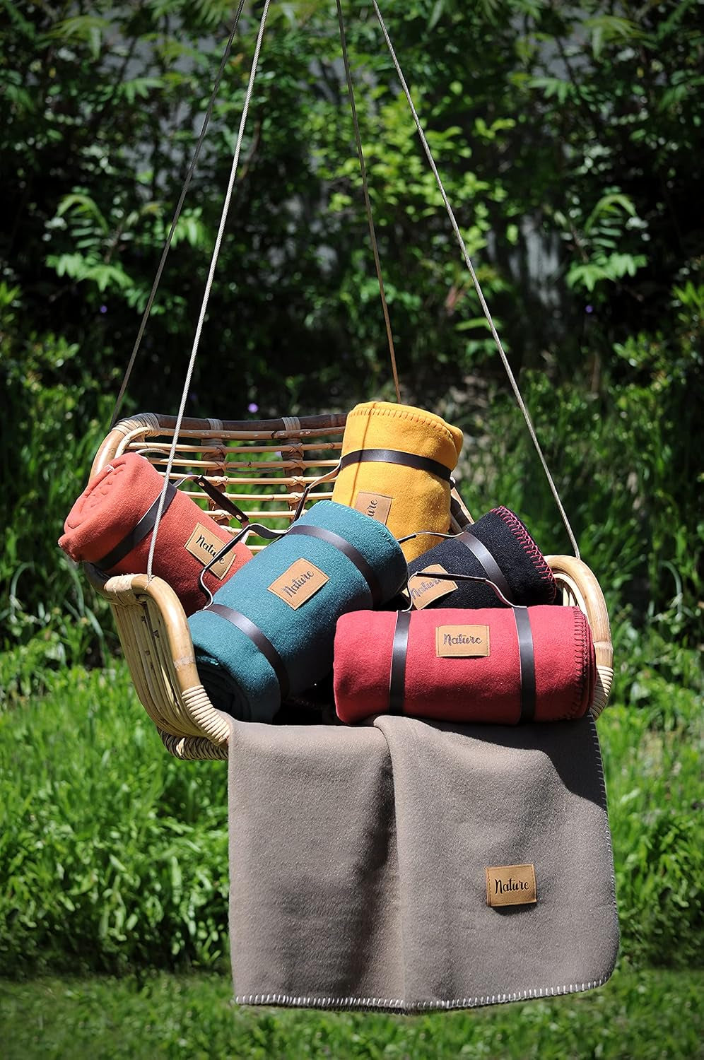 Stof Fleece Deken Dawson - zwart - afmeting 130 X 150 cm - grote zachte en warme deken voor bank of slaapkamer - bedovertrek - ideaal voor thuis en picknick Dekens en dekbedden Naty Shop