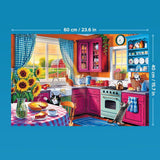 Trefl - Easypiece-puzzel: Ochtend in de keuken - 300 stukjes - Grote stukken, eenvoudige puzzel, voor volwassenen en kinderen 10+ puzzel Naty Shop