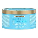 OGX Extra Strength Hydrate & Revive + Argan Oil of Morocco Hair Mask (300ml), luxueus haarmasker met rijke arganolie en zijdeproteïnen Naty Shop Hair Mask Ogx Argan Oil Of Morocco Haarmasker