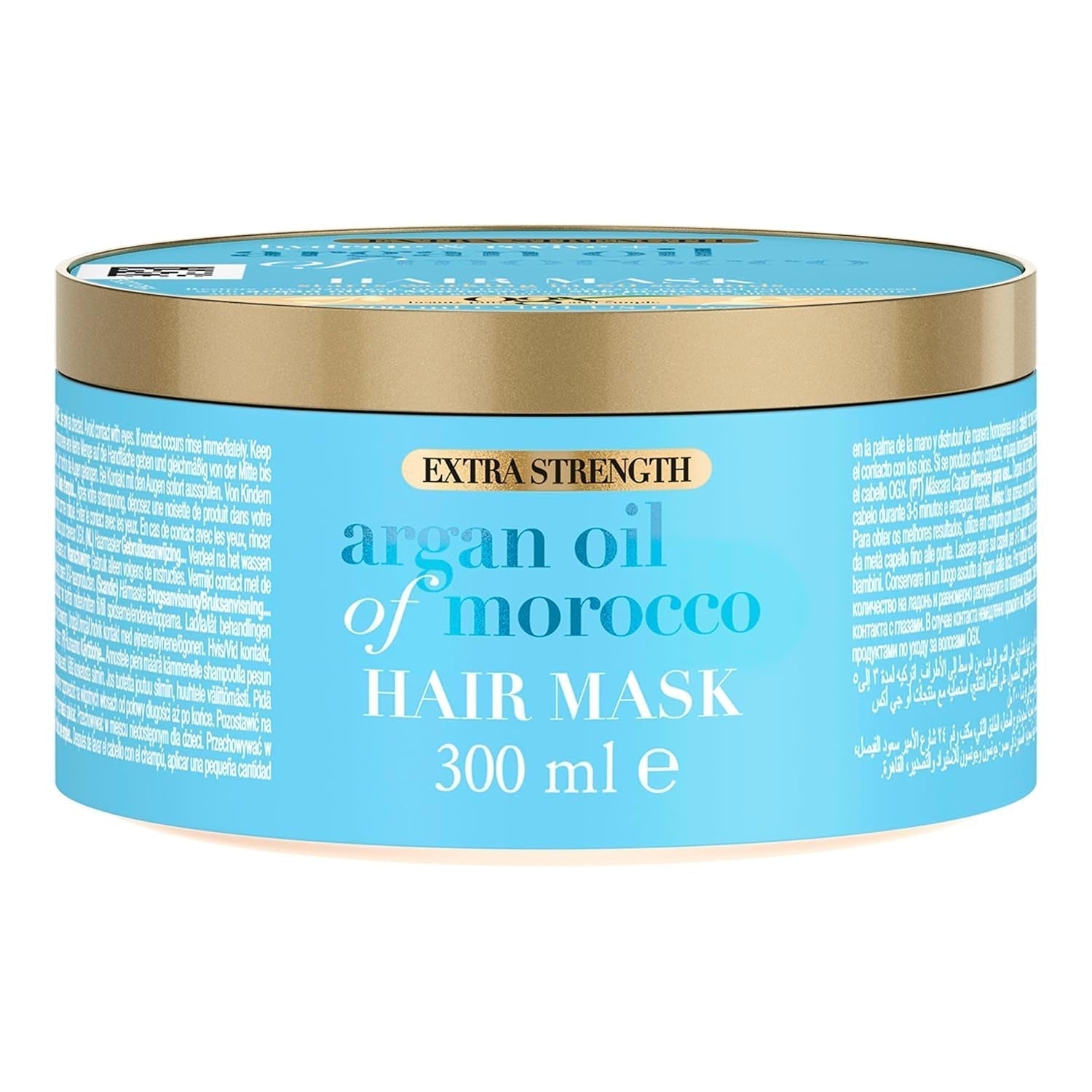 OGX Extra Strength Hydrate & Revive + Argan Oil of Morocco Hair Mask (300ml), luxueus haarmasker met rijke arganolie en zijdeproteïnen Naty Shop Hair Mask Ogx Argan Oil Of Morocco Haarmasker
