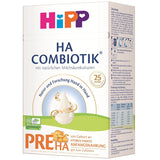 HiPP PRE HA Combiotik (4 x 600 g), gehydrolyseerde melkpoederformule voor zuigelingen vanaf de geboorte, met natuurlijke melkzuurculturen, voor gevoelige immuunsystemen