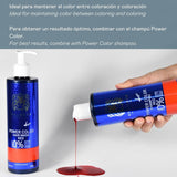 Valquer Professional Mask Power Colour geverfd haar. Veganistisch en sulfaatvrij (goudblond haar) haarkleurversterker - 275 ml Naty Shop haarmasker