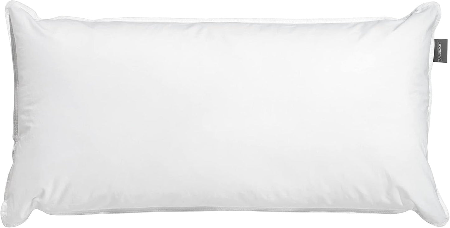 Traumnacht Orthopedisch waterkussen met verstelbare vulhoeveelheid, 100% katoenen hoes, 40 x 80 cm, ontwikkeld in Duitsland - gemaakt in EU, wit, 1 stuk (1 pak) Naty Shop standaardkussens 40 x 80
