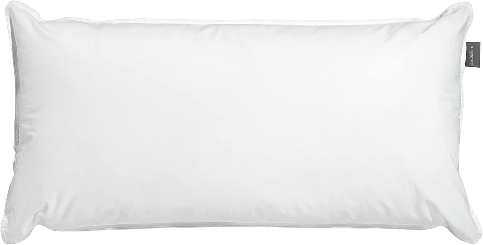 Traumnacht Orthopedisch waterkussen met verstelbare vulhoeveelheid, 100% katoenen hoes, 40 x 80 cm, ontwikkeld in Duitsland - gemaakt in EU, wit, 1 stuk (1 pak) Naty Shop standaardkussens 40 x 80