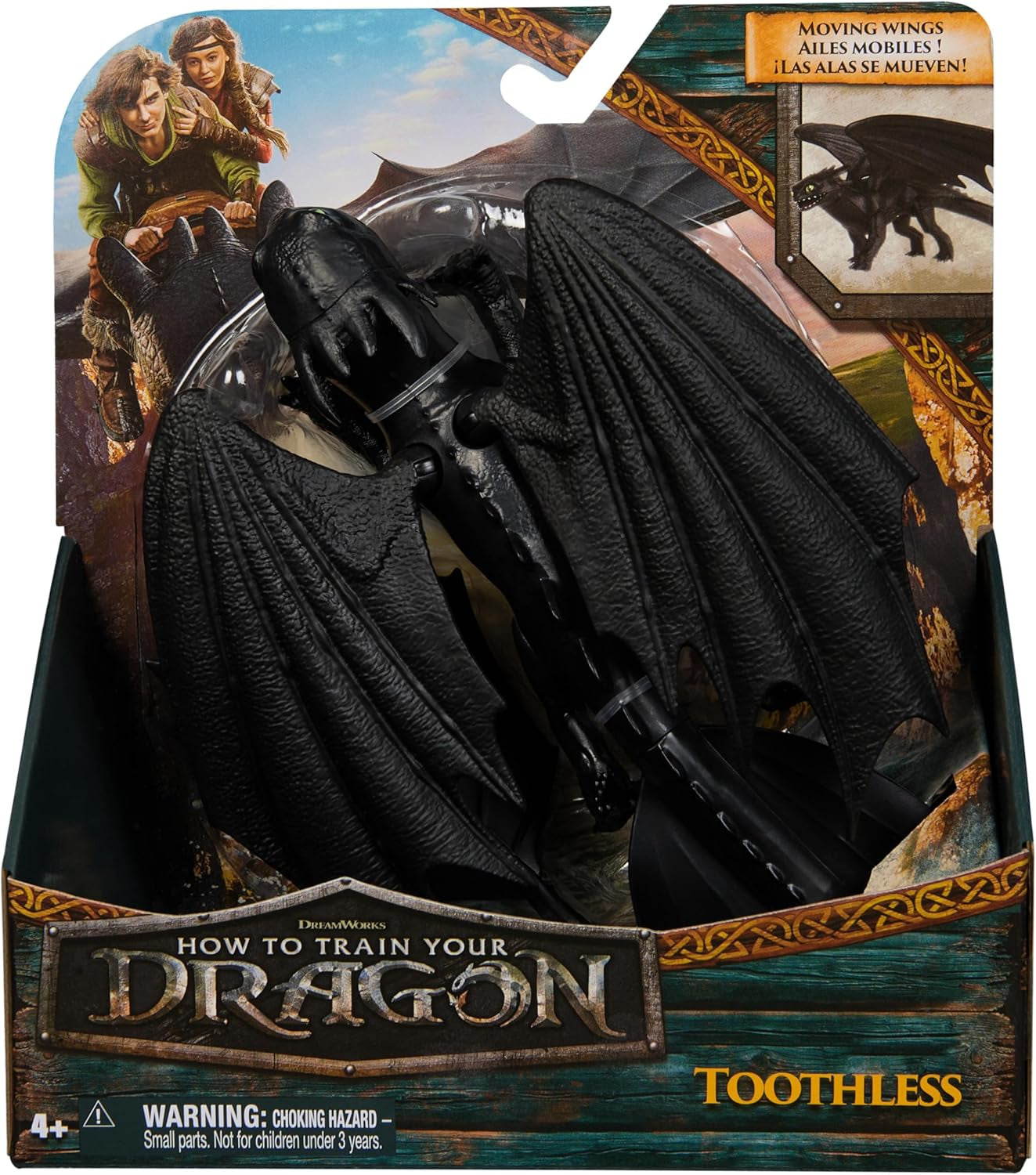 Dreamworks How to Train Your Dragon 22 cm lengte Basic Dragon Tandeloze Figuurspeelgoed voor kinderen vanaf 4 jaar Actiefiguren Naty Shop