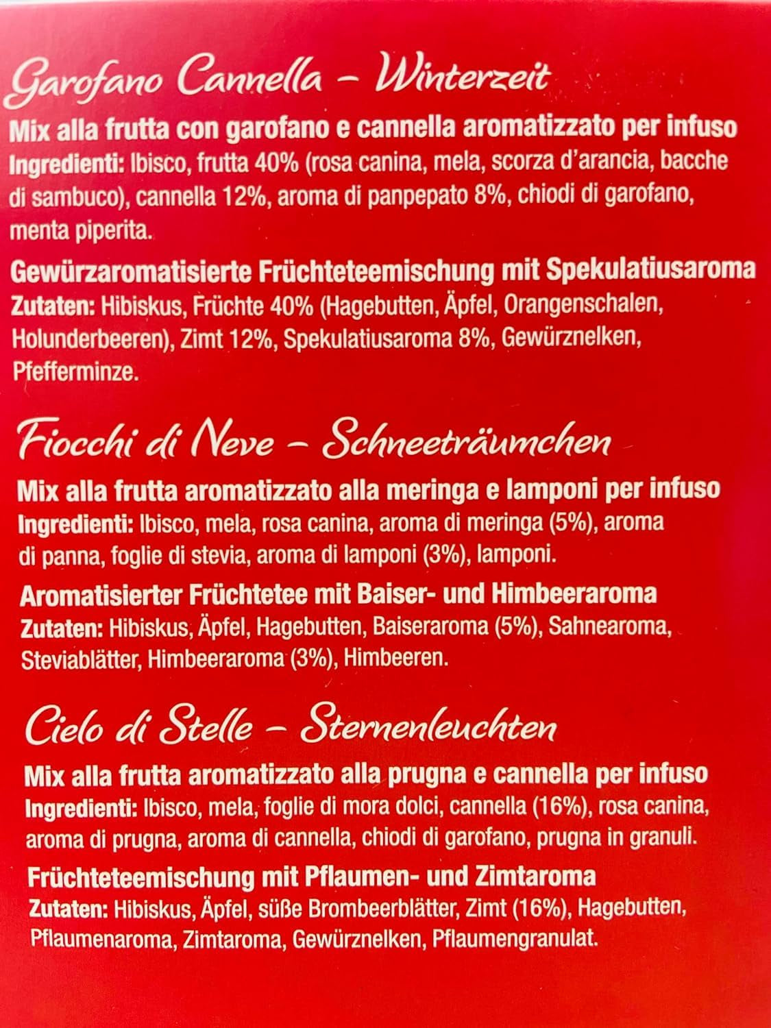Pompadour 1913 Wintercollectie Assortiment cafeïnevrije fruit- en kruidenthee - 1 x 30 theezakjes (82,5 gram)