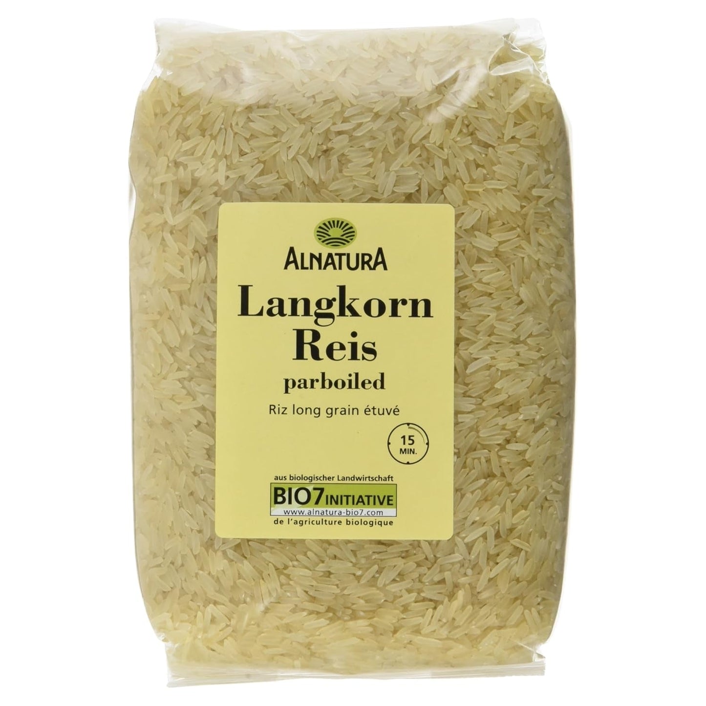 Biologische Langkornreis Voorgekookt, 1kg