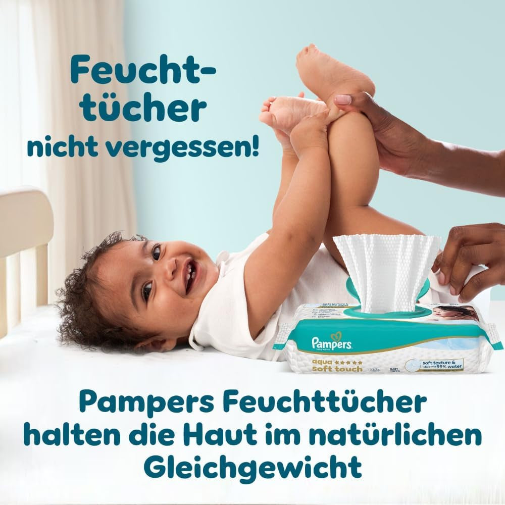 Pampers Premium Protection Broekje maat 5, 144 luiers, 11kg - 17kg, met 360° aanpassing en zachte anti-lek manchetten voor optimaal comfort en bescherming