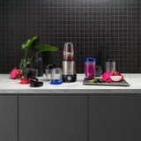 Russell Hobbs Mixer [Multifunktions- Standmixer] Nutriboost (Incl. 5 Bpa-vrij en Spülmaschinengeeignete Behälter + Deckel, 22.000 U/Min, 0,9 Ps-Motor) Elektrischer, Smoothie-Maker 23180-56 Keuken Naty Shop