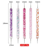 Nail Art Pinsel Set, 20-delige Nageldesign Malerei Pinsel, Professionelle Nail Art Design Pinsel, Nail Fine Liner Pinsel, Roze
