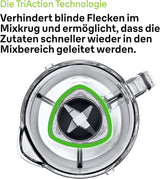 Braun Powerblend 1 JB1050WH - Standmixer Met 1,5 L Glas-Mixaufsatz, Küchenhelfer Zum Zerkleinern, Pürieren & Mixen, Ice-Crush-Funktion, 2 Geschwindigkeiten, 600 Watt, Weiß Kitchen Naty Shop