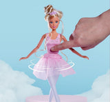 Simba 105733603 - Steffi Love Dancing Ballerina, Steffi als ballerinapop met dierenvriendje en draaibare rok, speelpop 29 cm, vanaf 3 jaar