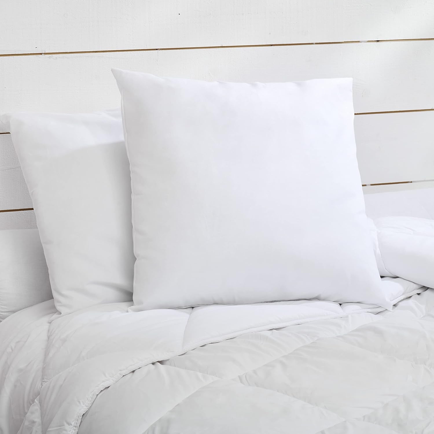 Bleu Câlin Set van 2 rechthoekige anti-mijt-, antibacteriële kussens, pluizig comfort, T 60X60 Cm, 100% katoen, perfect hygiëne-assortiment Naty Shop standaard kussens