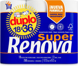Renova dubbel toiletpapier, 18 rollen