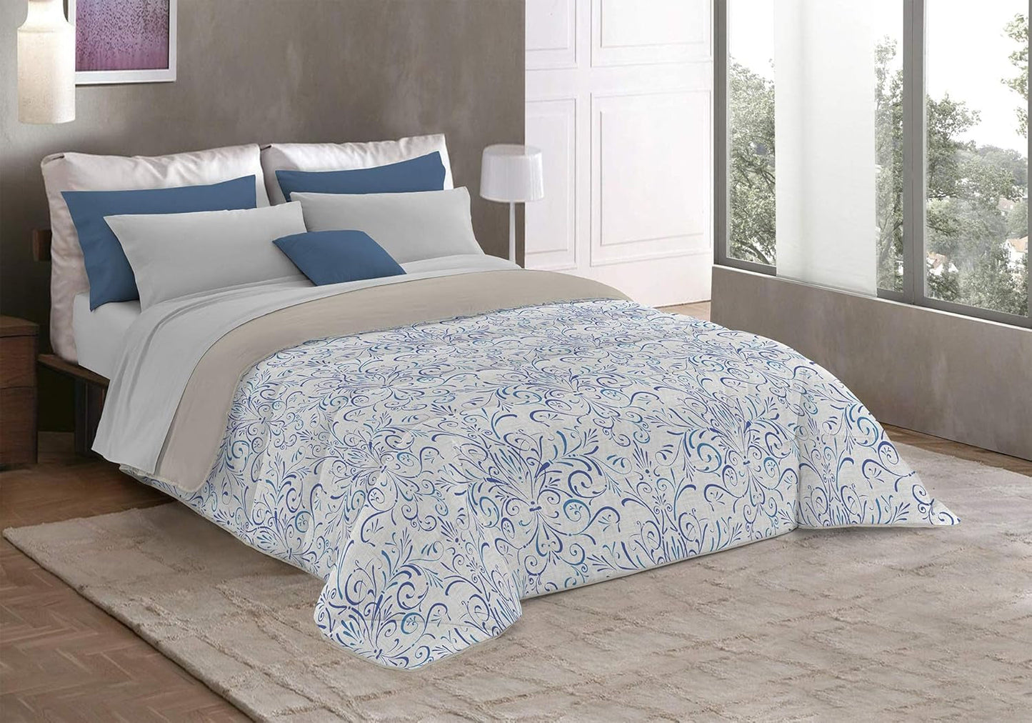 Fantasy T-Fa-Hypnotic-1P Winterquilt, Microvezel, Hypnotic, 170X260Cm Quilts en quilts Naty Shop Ornato Tex 260X260 Cm