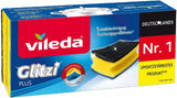 Vileda Glitzi, afwasspons voor in de keuken, met antibacteriële werking, sterk absorberend, verpakking van 18 Naty Shop keukenreinigingsmiddelen