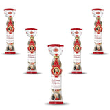 Reber Mozart balletjes - 5 zakjes met 5 snoepjes in de kersteditie - Authentieke Reber Mozart balletjes, gemaakt van pure chocolade, marsepein en nougat