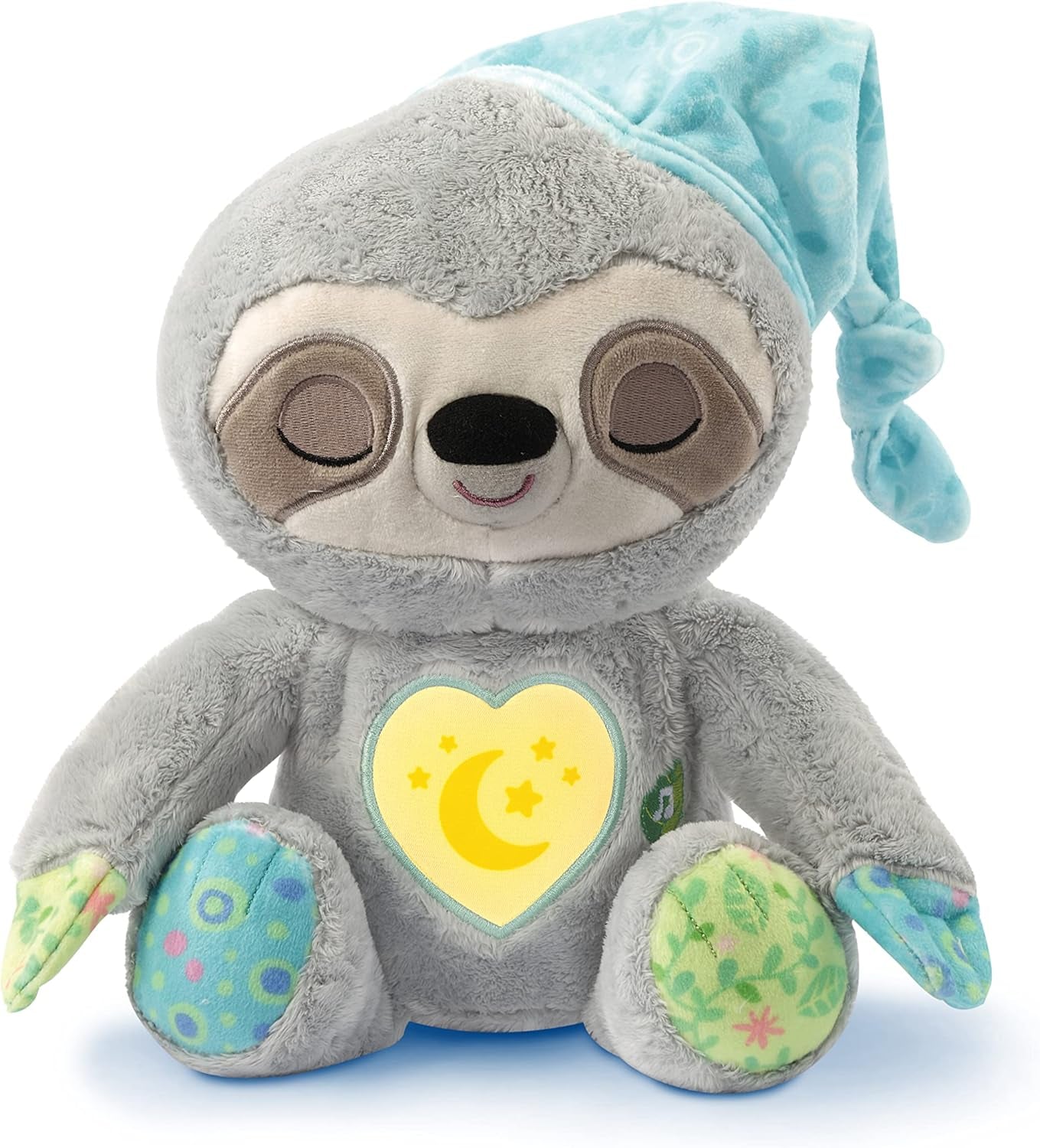 VTech Baby Schnarchi, de slaperige luiaard - Schattige knuffel om je te helpen in slaap te vallen - Met natuurlijke en alledaagse geluiden, muziek en nachtlampje - Voor baby's vanaf de geboorte Bebe Toys Naty Shop