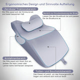 Leeskussen voor bed en bank, verenkussen, traagschuim bedkussen, zijslaapkussen, ergonomisch rugsteunkussen voor lezen en tv kijken
