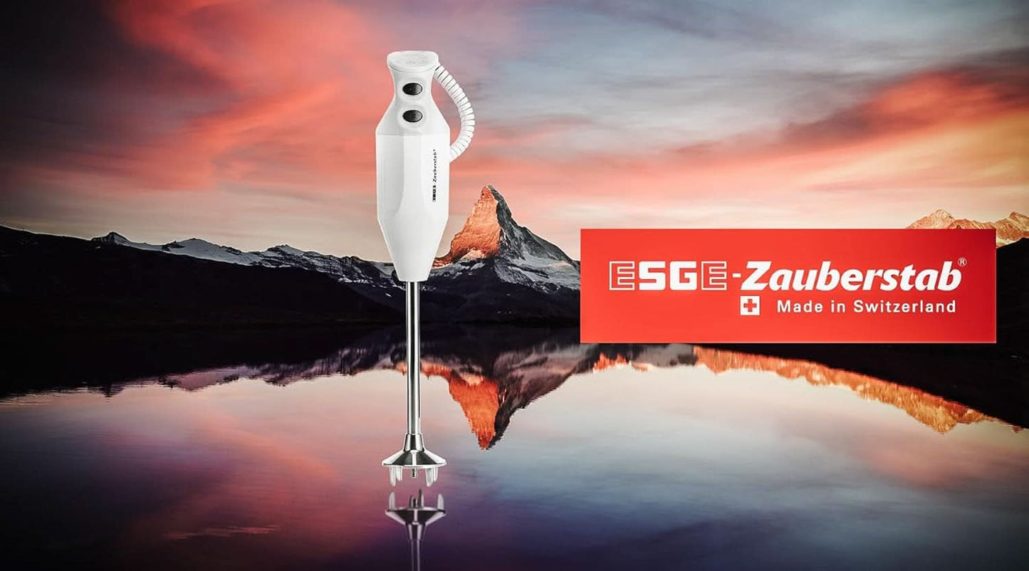 ESGE Zauberstab P 200 Profi, Stabmixer Weiß Inkl. Zubehör, Bis Zu 17.000 U/Min, 90860, Weiß/Grau Keuken Naty Shop