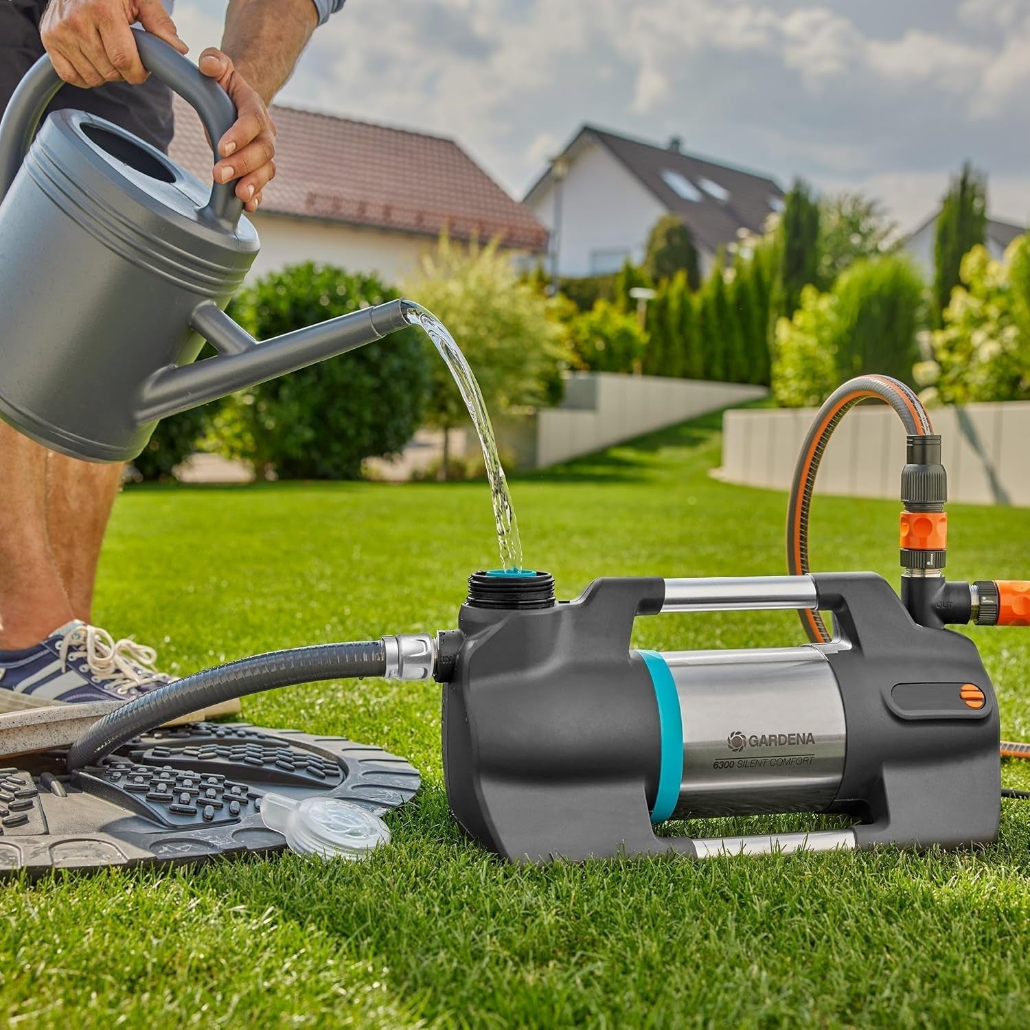 Gardena zuigset met 4 m zuigslang
