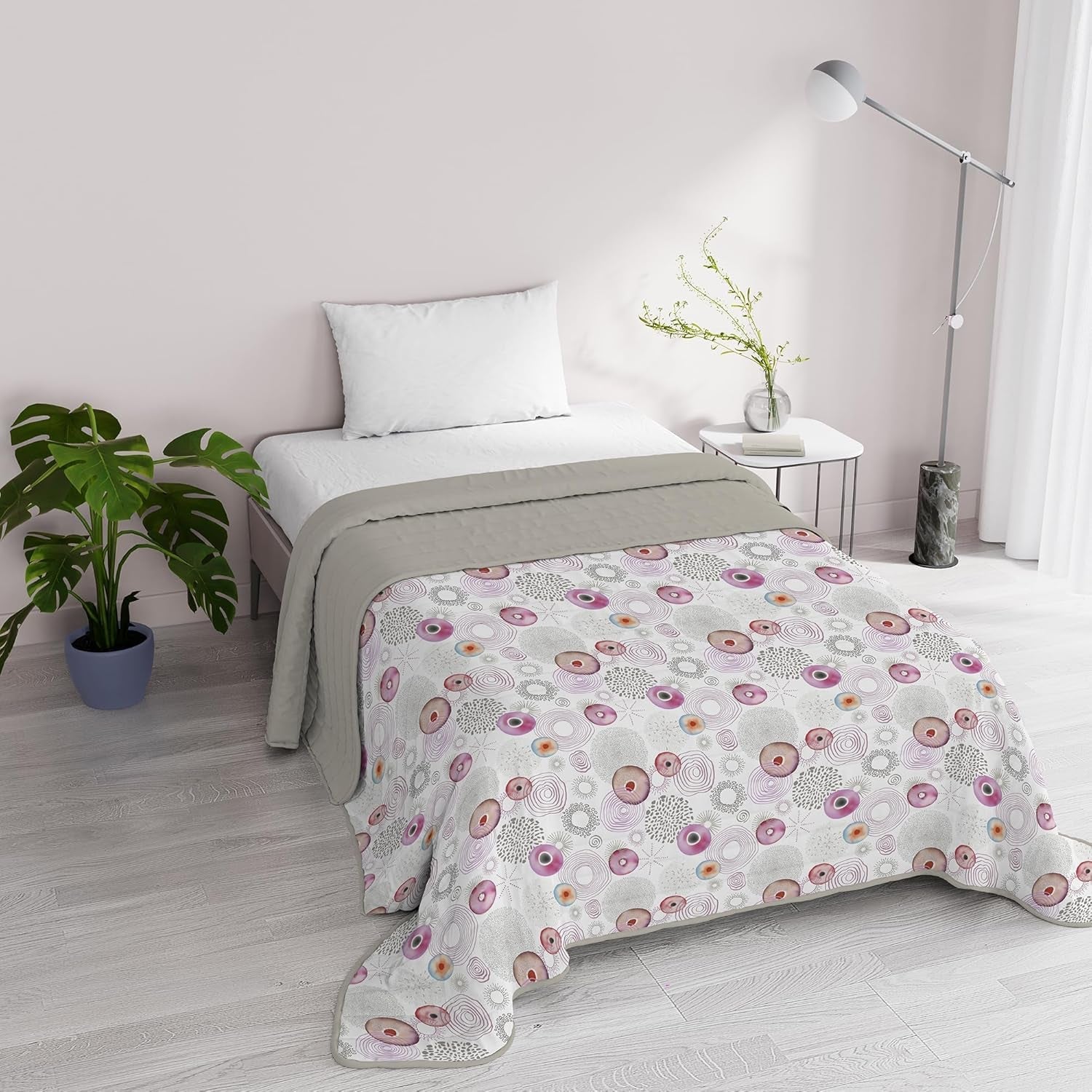 Fantasy Italiaans beddengoed microvezel zomer 1,5 bedden Murrine spreien en dekbedden Naty Shop Morpheus 1 Posto E Mezzo