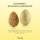 Venchi - Chocolade-ei, pistachesmaak, met hele pistache, met verrassing, glutenvrij, 500g, Paascollectie, cadeau-idee