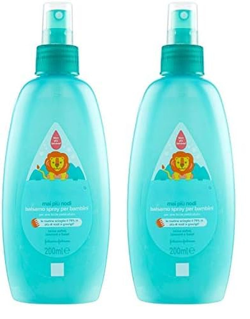 Kinderontwarrende spray zonder knopen, geen tranen, ook voor lang of krullend haar 200 ml Naty Shop haarontwarrende producten 200 ml (pak van 2)