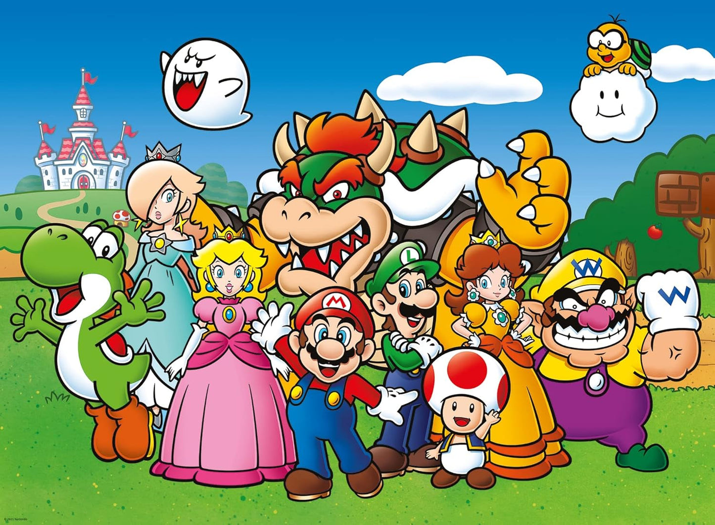 Legpuzzel voor kinderen 100 stukjes XXL - Nintendo Super Mario Fun Puzzle Naty Shop