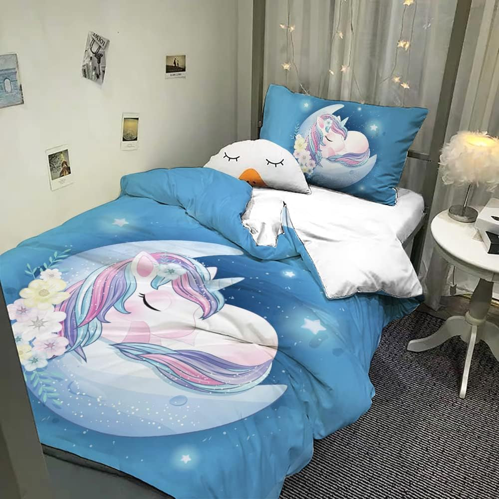 Beddengoed voor kinderen, Unicorn Soft, microvezel Beddengoed - kinderen Naty Shop