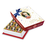 Reber Mozart-balletjes met pure chocolade, verpakking van 6 met marsepein en nougat, veganistisch - 1 x 120 g