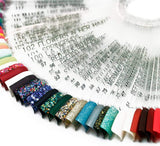 50st Nail Art Tip Ringen, Kleur Heldere Platen, Nagellak Display Ring Sticks, Nagelsalon Praktijk, Nagel Tip Display voor DIY Nail Art Display en Oefening