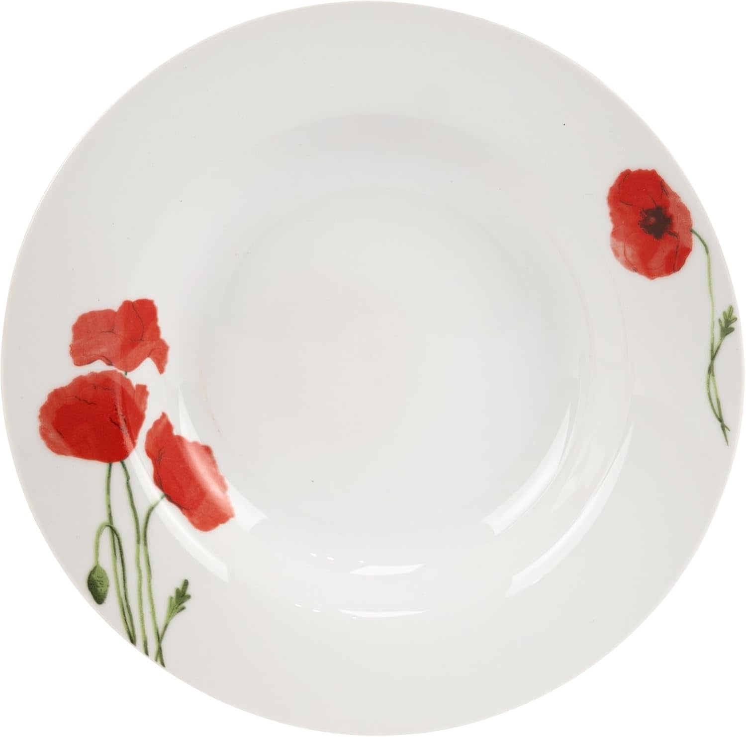 Serviesset voor 6 - 18-delig - Porseleinen serviesset - Witte serviesset - Kom en bordenset - Modern servies - Borden - Serviesgoed - Serviesset voor 6 personen