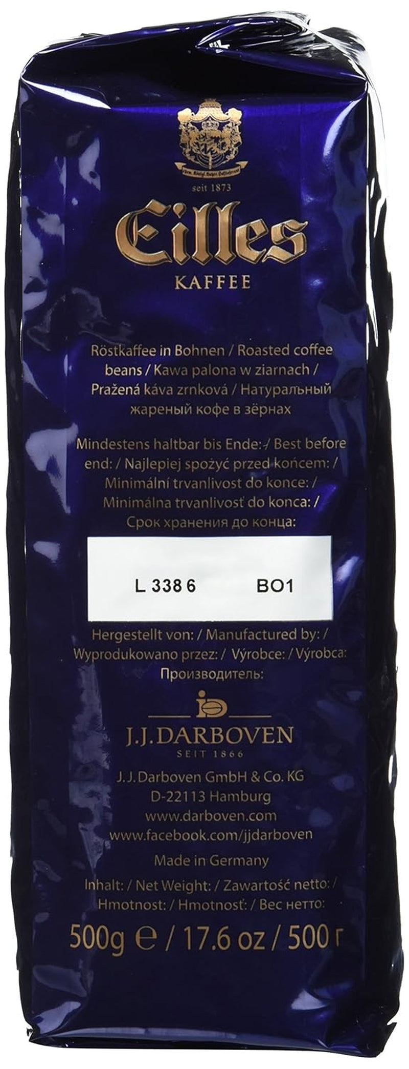 Eilles gemalen koffie, 12 stuks (12 x 500 g)