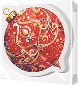 PAW - Airlaid servetten (40 x 40 cm) I 50 stuks I Perfect voor Kerstmis, winter en feestdagen I Kerstavond tafeldecoraties I Airlaid stofachtige servetten Wintertakken I Wintertakken