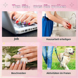 24 stuks roze effen kleur nepnagels zelfklevende neutrale nepnagels medium vierkant zachte gel voor vrouwen diy volledige dekking glitter nepnagels