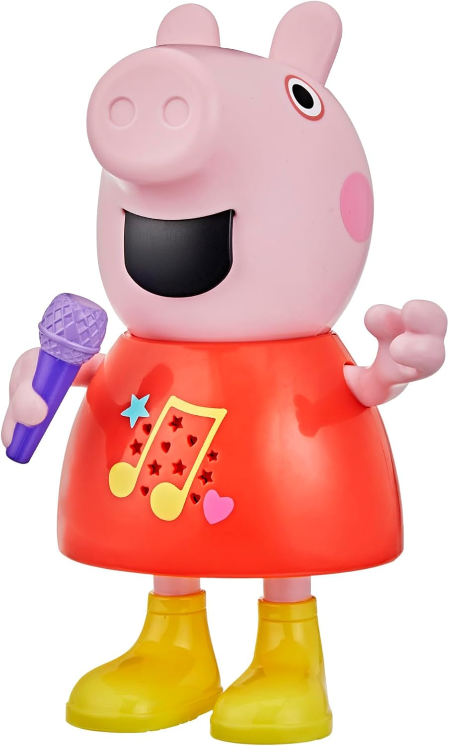 Peppa Pig pop, pratend en zingend, roze, 20 cm