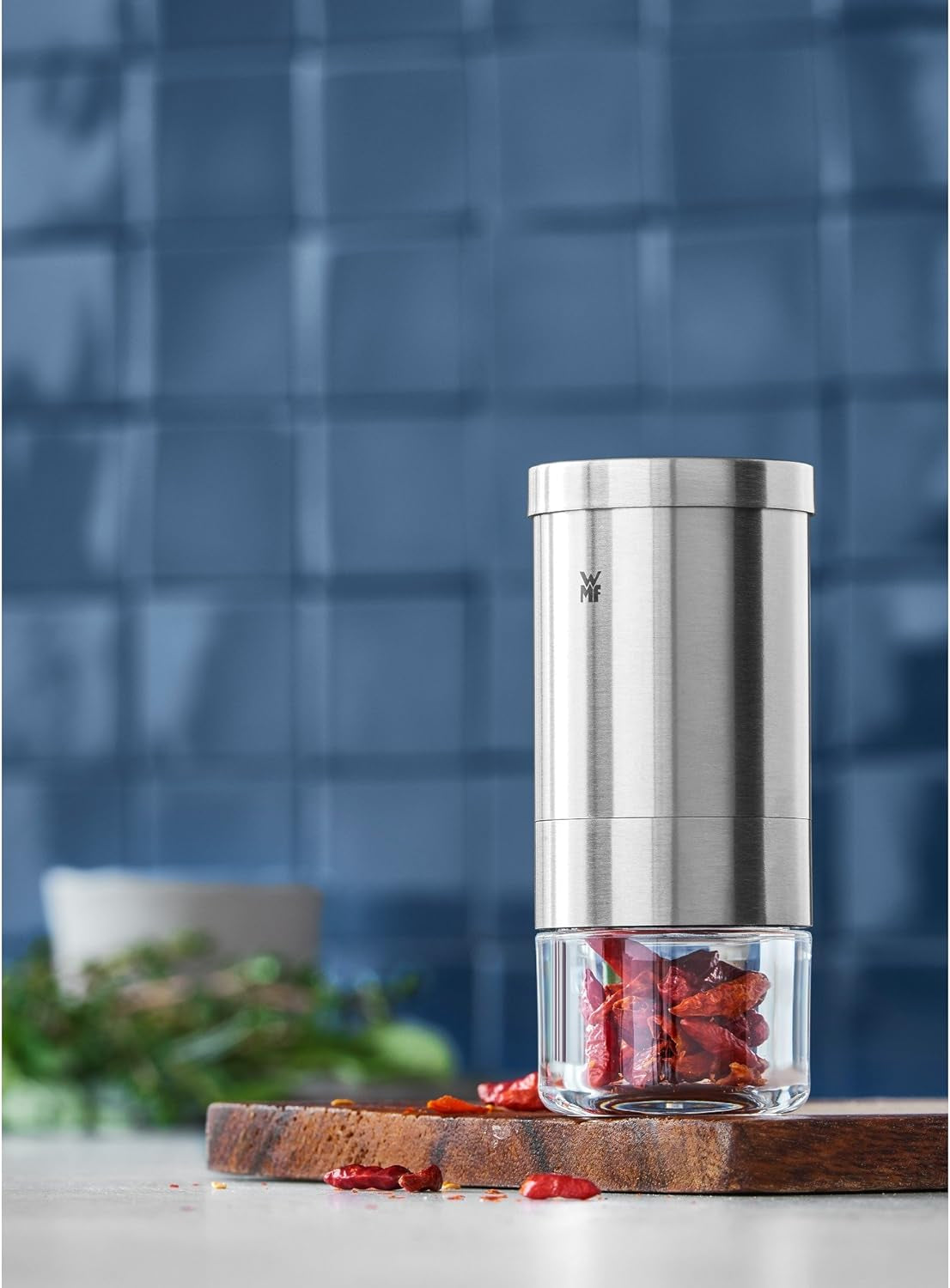 WMF Gourmet kruidenmolen 10,5 cm, roestvrij staal Cromargan Grinders en Slicers Naty Shop