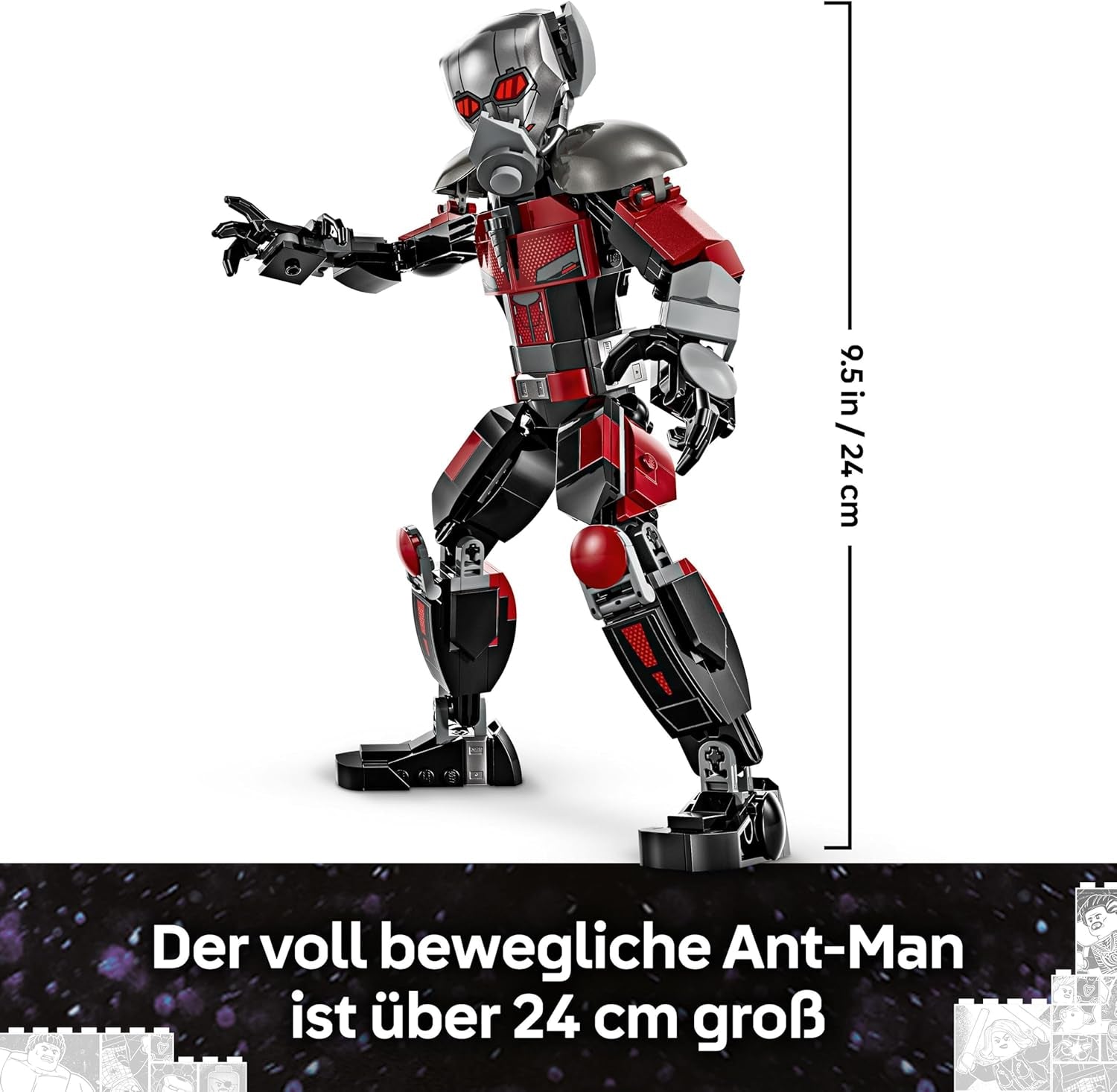 LEGO Marvel Captain America: Civil War Action Duel - Superheldenspeelset met 8 minifiguren - Speelgoedvliegtuigbouw- en speelset - Cadeau voor jongens en meisjes 76314 Bouwsets Besuche in LEGO-Store