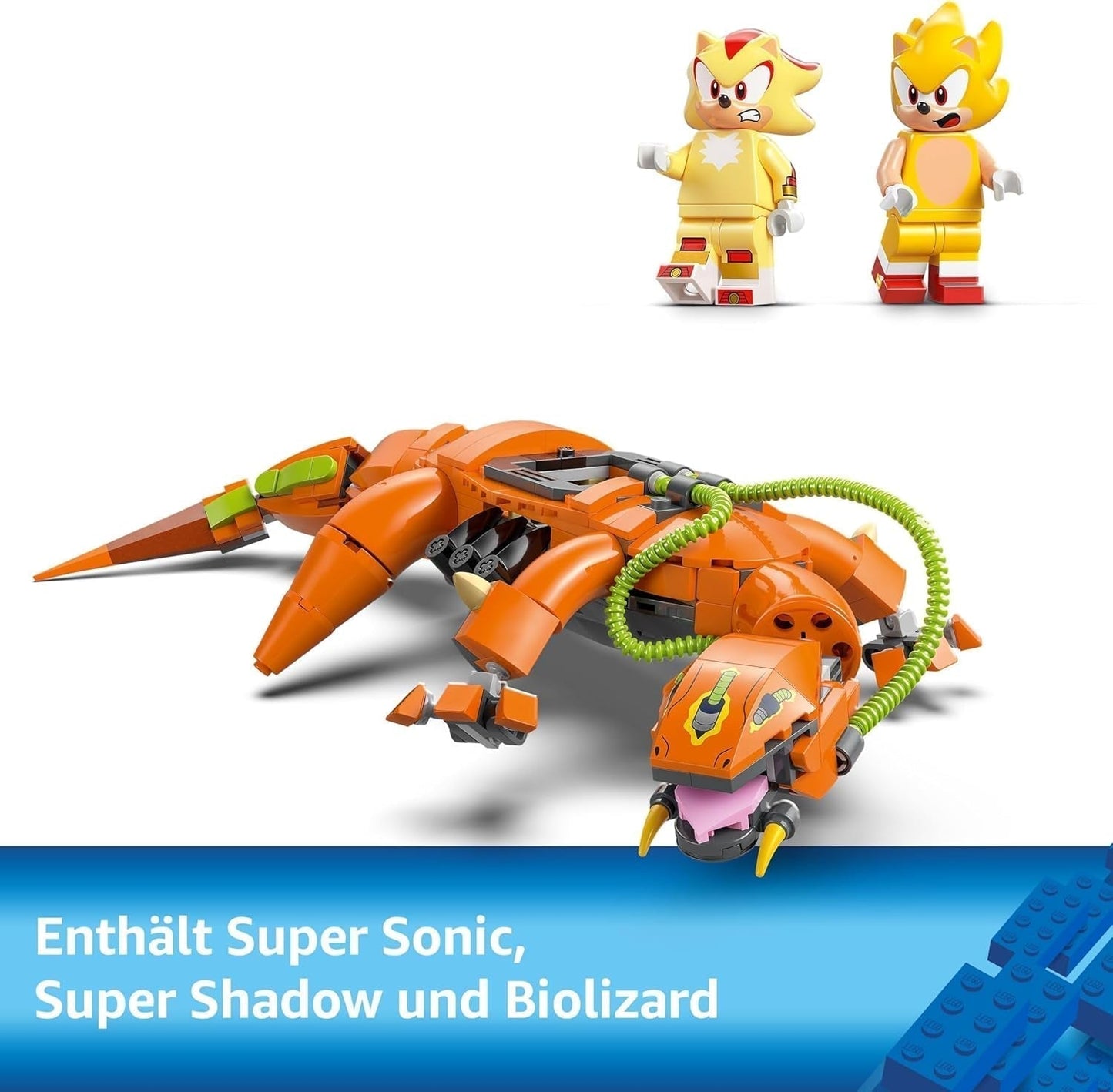 LEGO Sonic the Hedgehog Super Shadow Vs. Biolizard, gamerspeelgoed, cadeau voor jongens en meisjes, verzamelspeelset voor kinderen en fans van videogames, met karakterfiguren 77003 Bouwsets Besuche in LEGO-Store