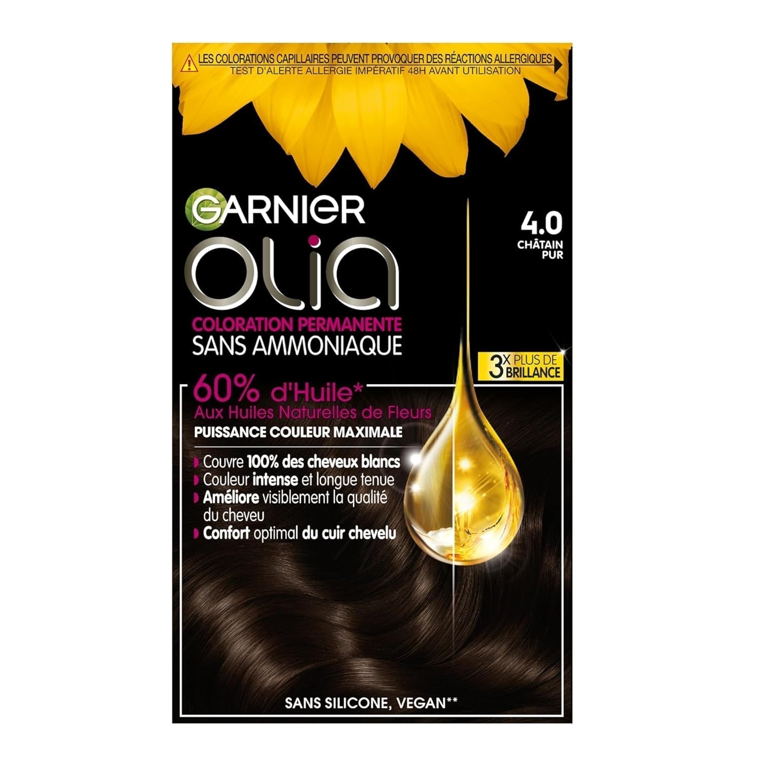 GARNIER OLIA - 4.0 pure chatain Haarverf Naty Shop Standaard titel