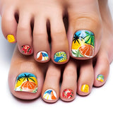 Zelfklevende kunstnagels set - Franse kunstnagels - 24 stuks Kort Vierkant Ontwerp Wit Roze Gradiënt Kunstnagels Ballerina Manicure (Kort Roze Gradiënt)