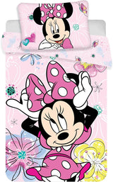 Minnie Mouse kinderbeddengoedset, katoenen beddengoed - kinderen Naty Shop Standaardtitel