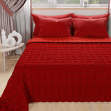 PETTI Artigiani Italiani - Sprei voor eenpersoonsbed, dubbelzijdige sprei, springsprei, nachtblauw, wit, 100% Made in Italy Dekbedden en dekbedden Naty Shop Bordeaux Bedmaat 120 (220X260 Cm)
