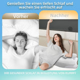 RUMMY Ergonomisch neksteunkussen van traagschuim met afneembare wasbare hoes voor zij- en buikslapers (grijs) Cervicale orthopedische kussens Naty Shop