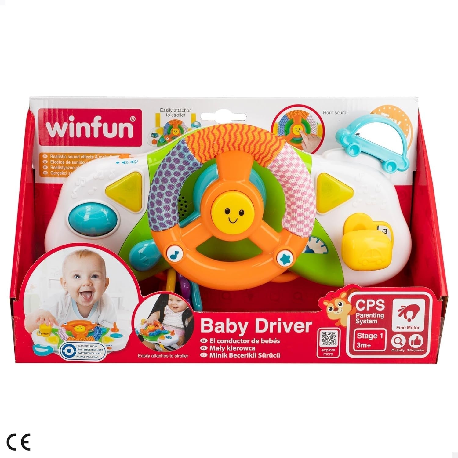 winfun 40300 Speelgoed, autosimulator, M Toys Bebe Naty Shop