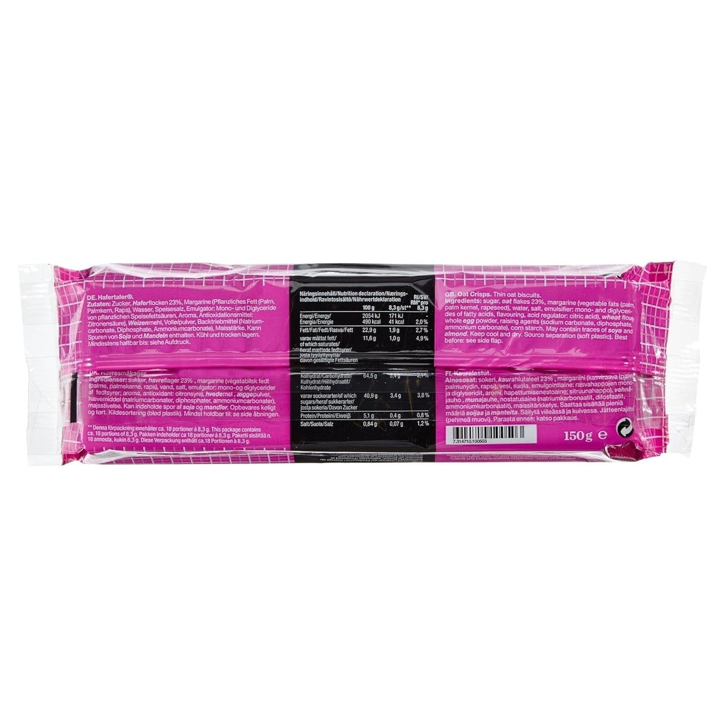 Gille Zweedse Havercrackers, 150 g (1 pakje)