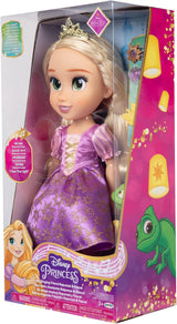 Disney Princess Rapunzel 35 cm zingende pop, zingt 'I See The Light', inclusief accessoires voor meer plezier, perfect voor meisjes vanaf 3 jaar, paars